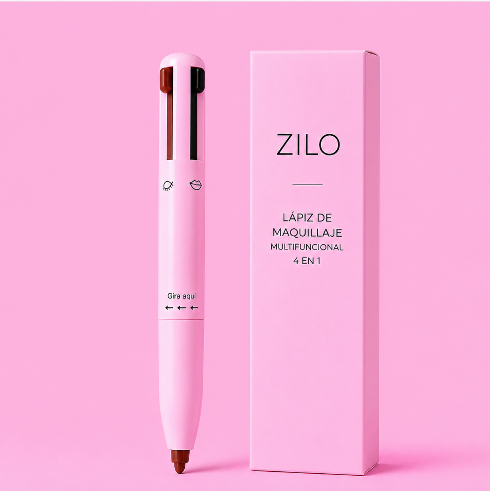 Lápiz de Maquillaje Multifuncional 4 en 1