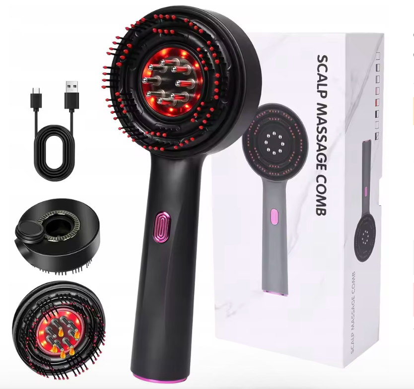 ZILO™ Masajeador Capilar 3 en 1 con Luz Roja