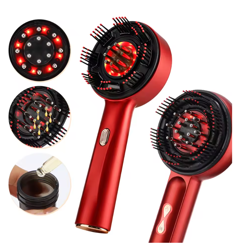 ZILO™ Masajeador Capilar 3 en 1 con Luz Roja