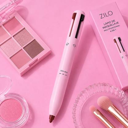 Lápiz de Maquillaje Multifuncional 4 en 1