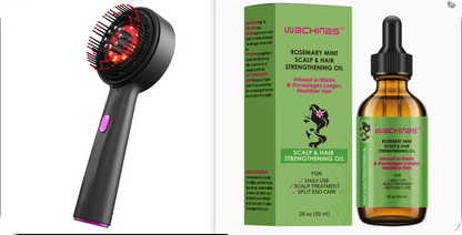 ZILO™ Masajeador Capilar 3 en 1 con Luz Roja