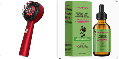 ZILO™ Masajeador Capilar 3 en 1 con Luz Roja
